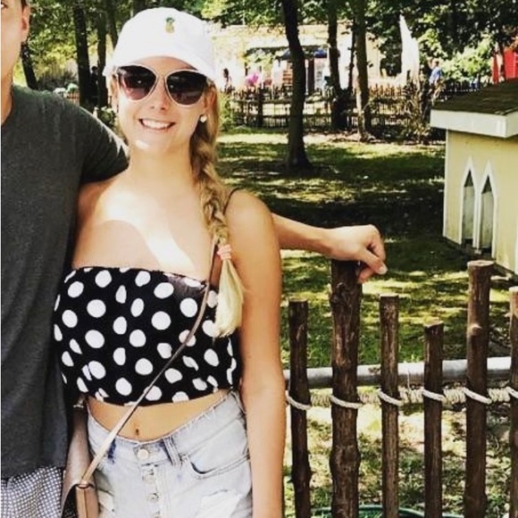 Poka dot crop top - Picture 2 of 5